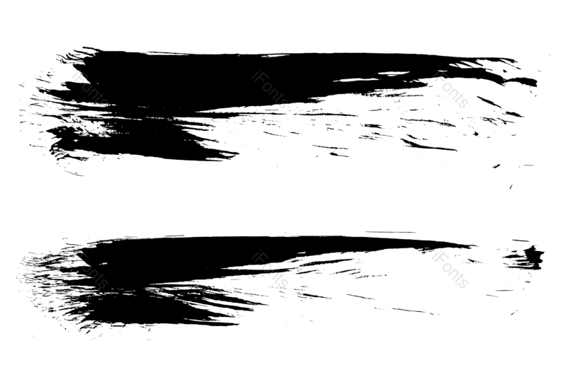 水墨图片,笔触元素,笔刷PNG,黑色墨迹免抠素材